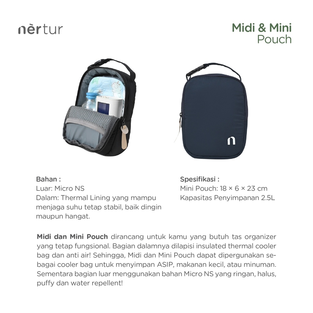 Midi Pouch - Dark Grey