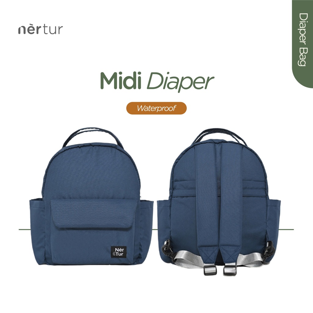 Midi Diaper - Army Green